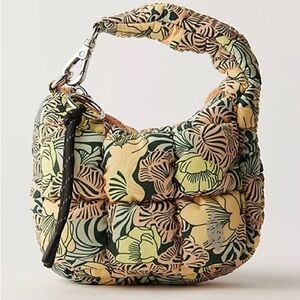 NWT FP Movement by Free People Printed Quilted Micro Pouch